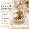 Alssbfcc™ GentleMaze Slow Feeder & Enrichment Bowl